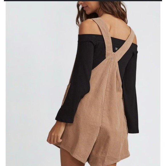 Billabong women's shipwrecked green‎ corduroy Romper 10 - Picture 12 of 12